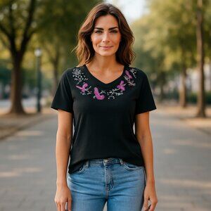 Happy Halloween Rhinestone Mega Bling Shirt -1X